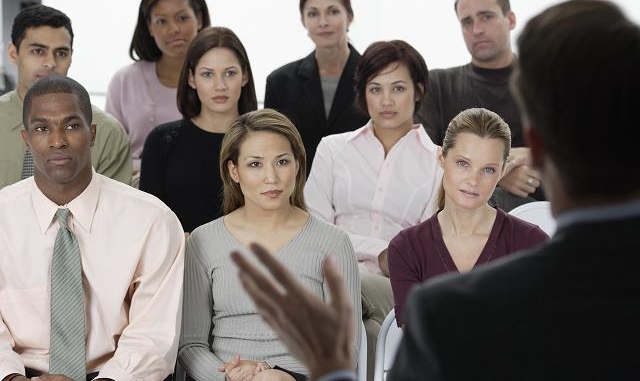 Employees Listening to Presentation