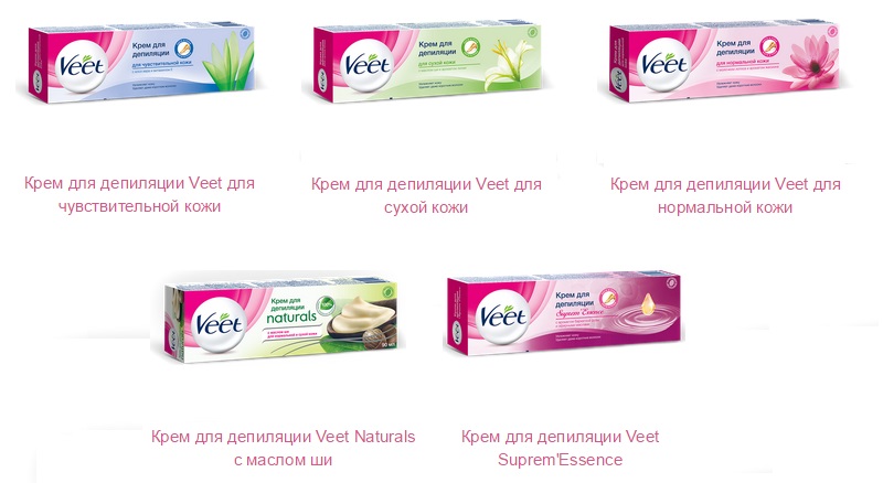 крем для депіляції veet